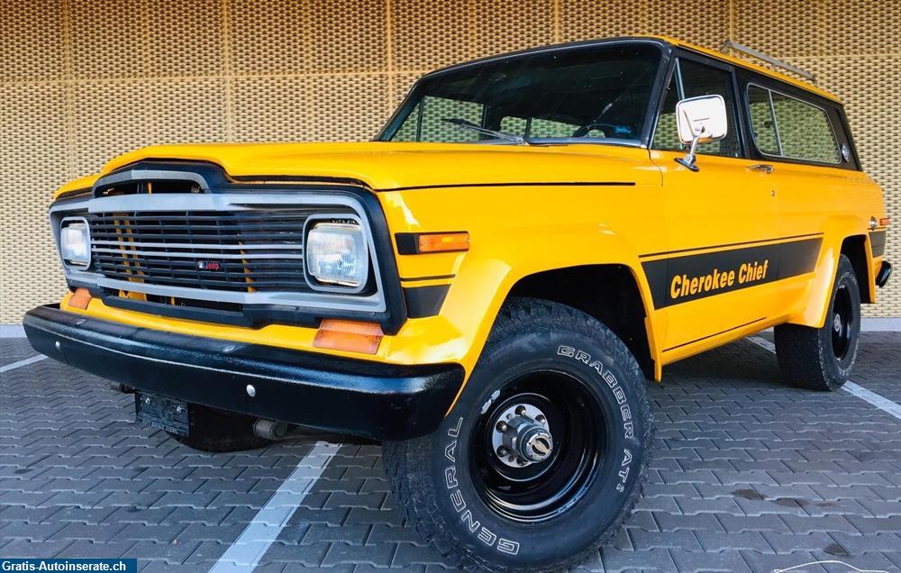 Oldtimer Jeep Cherokee 5.9 V8 Chief Geländewagen