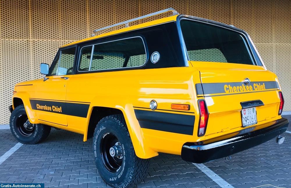 Bild 3: Oldtimer Jeep Cherokee 5.9 V8 Chief Geländewagen