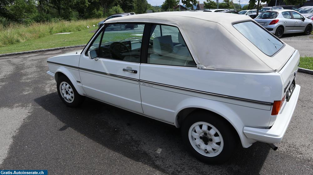 Oldtimer VW Golf 1 Cabrio