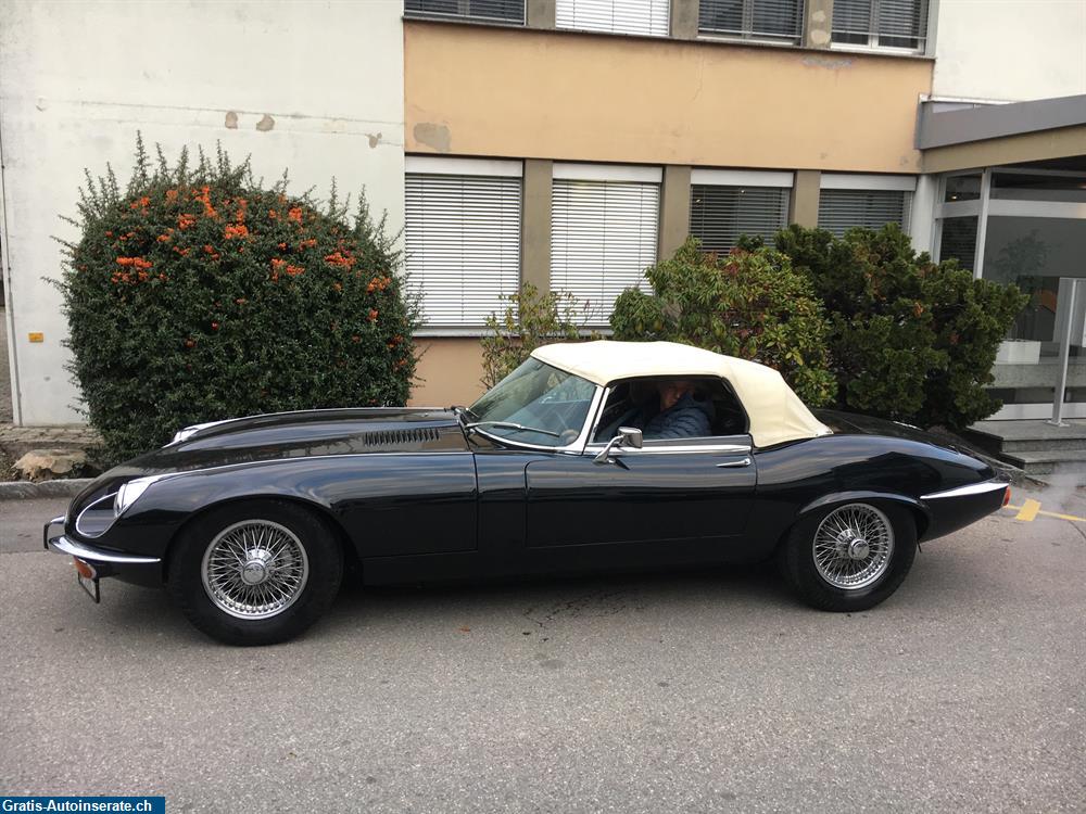 Oldtimer Jaguar E Type V12 Cabrio