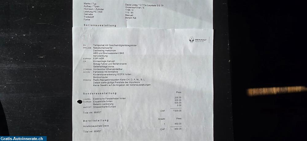 Bild 6: Occasion Dacia Lodgy Minivan