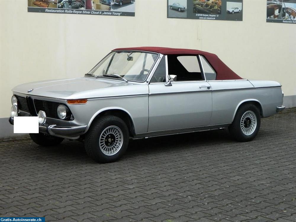 Bild 5: Oldtimer BMW 1600-2 Baur Cabrio