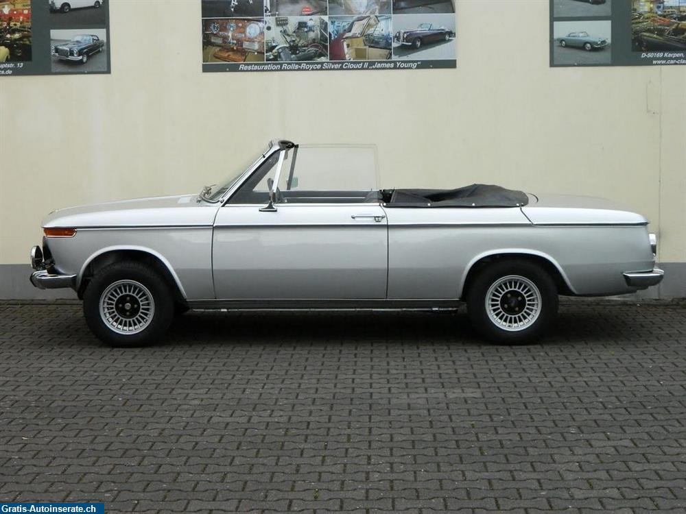 Bild 6: Oldtimer BMW 1600-2 Baur Cabrio
