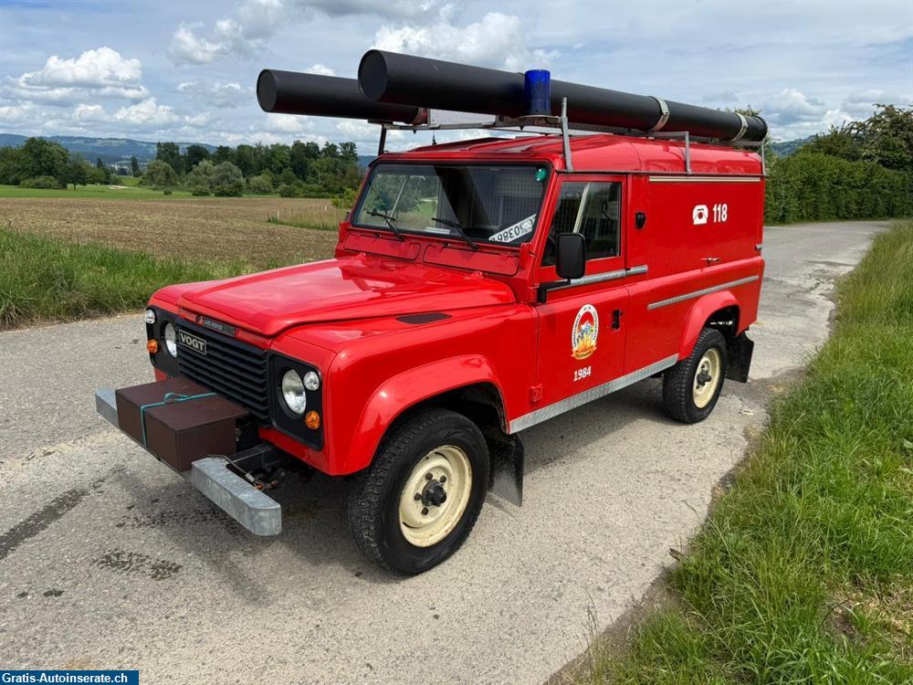Bild 2: Occasion Land Rover 110 ex Feuerwehr Geländewagen