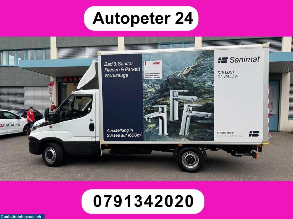 Occasion Infiniti IVECO 35S18 Automat Kasten Hebebühne Lieferwagen