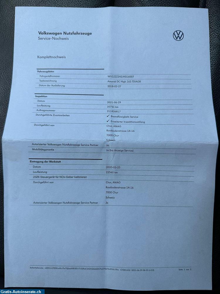Bild 16: Occasion VW VW Amarok 3.0TDI Highline 4Motion Automatic Pick up