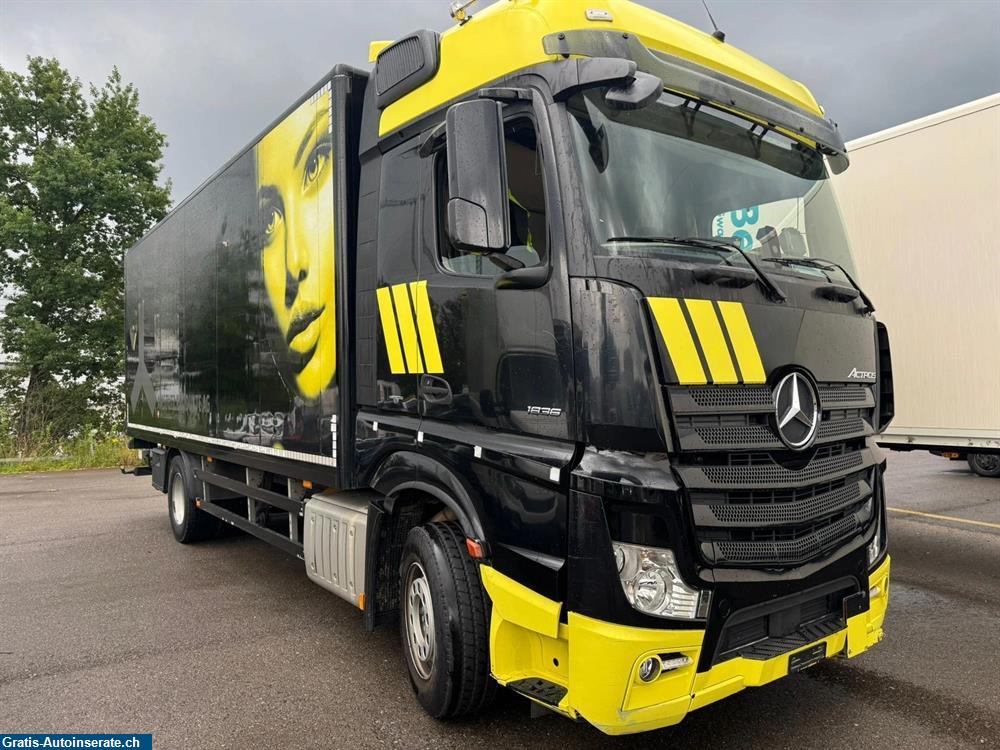 Bild 2: Occasion Mercedes-Benz 1836 Kasten mit Hebebühne Euro 6 LKW