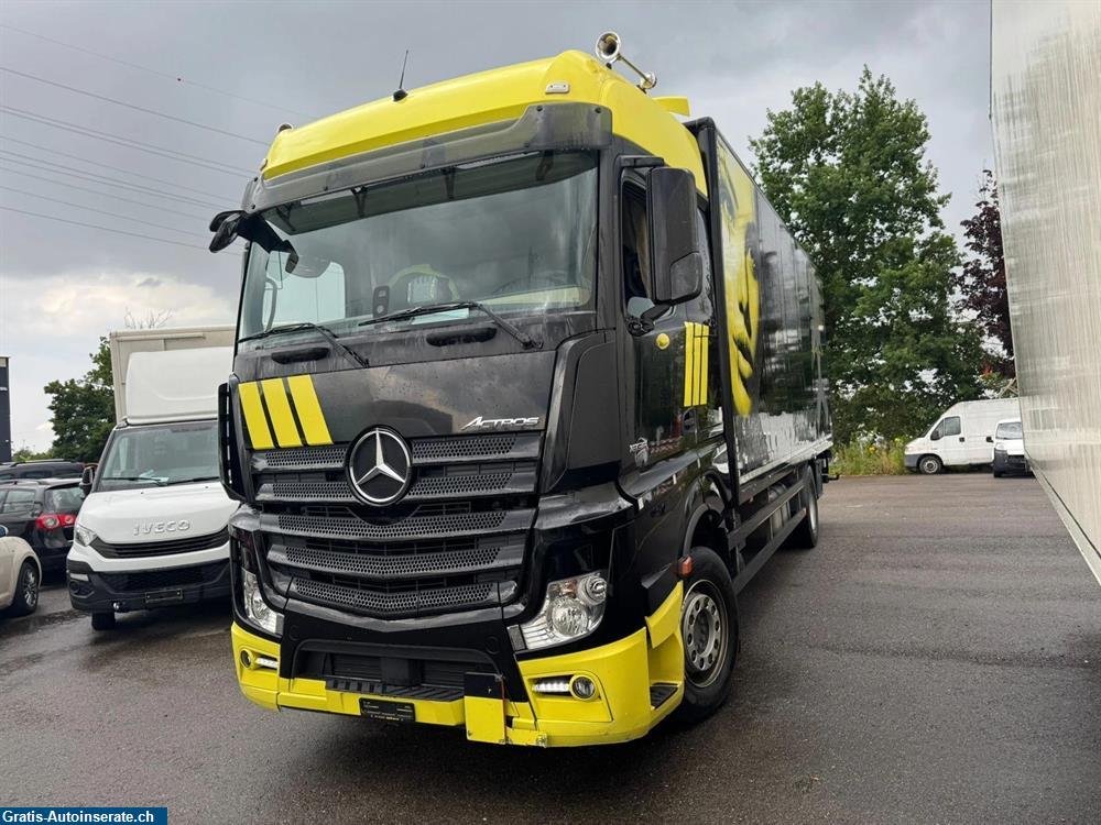 Bild 4: Occasion Mercedes-Benz 1836 Kasten mit Hebebühne Euro 6 LKW