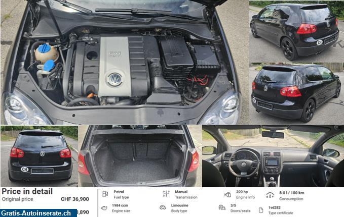Bild 2: Occasion VW Golf 2.0 TFSI GTI Limousine
