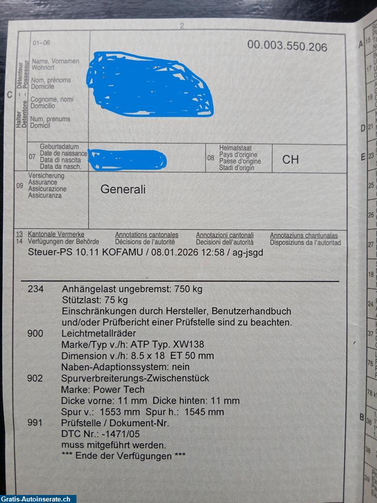 Bild 2: Occasion Audi A3 2.0 TFSI quattro Limousine