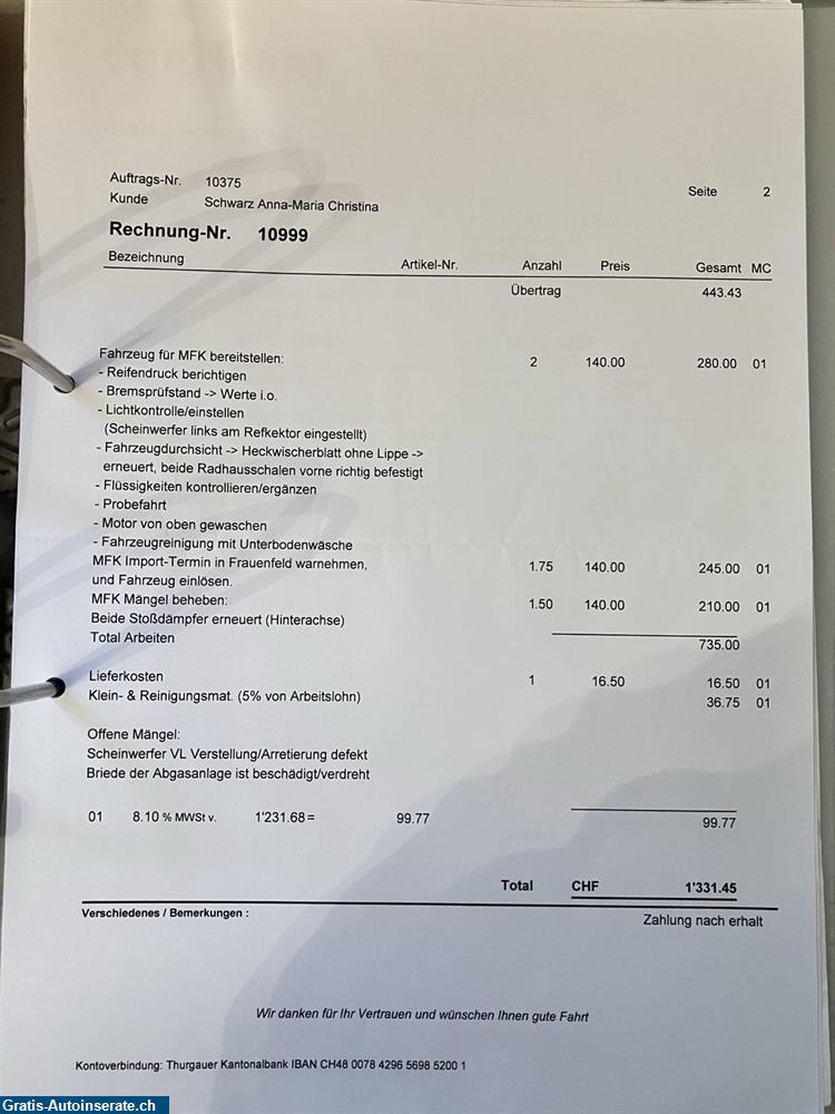 Bild 2: Occasion Mercedes-Benz C220 cdi Diesel Kombi