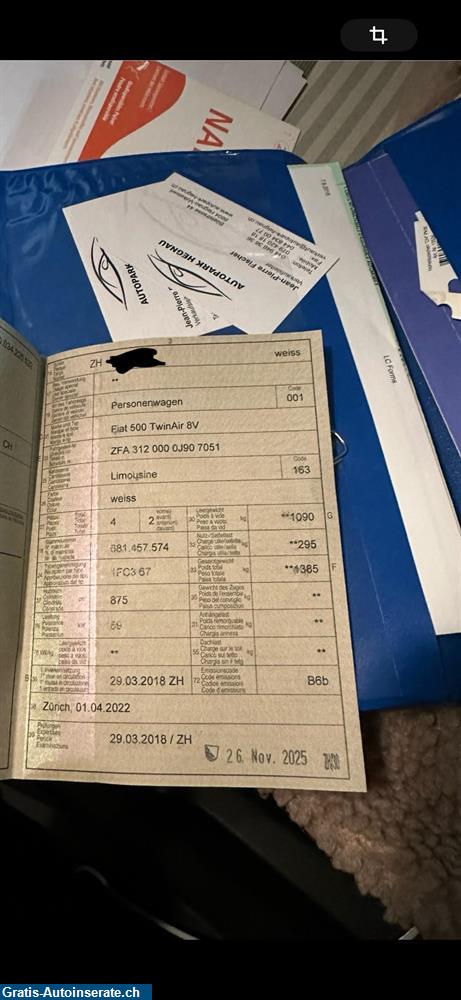 Bild 14: Occasion Fiat 500 TwinAir 8V Limousine