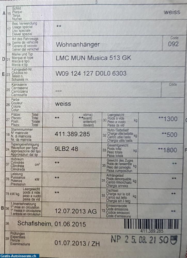 Bild 5: Occasion VW Multivan T5 2.5 L, Diesel/Wohnwagen Bus