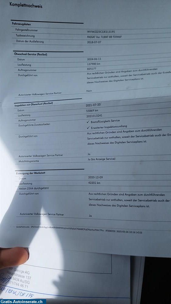 Bild 11: Occasion VW Passat 1.6 TDI Variant Kombi