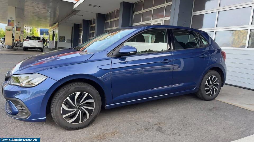 Bild 2: Occasion VW Polo 1.0 TSI Life DSG Reef Blue Metallic Limousine