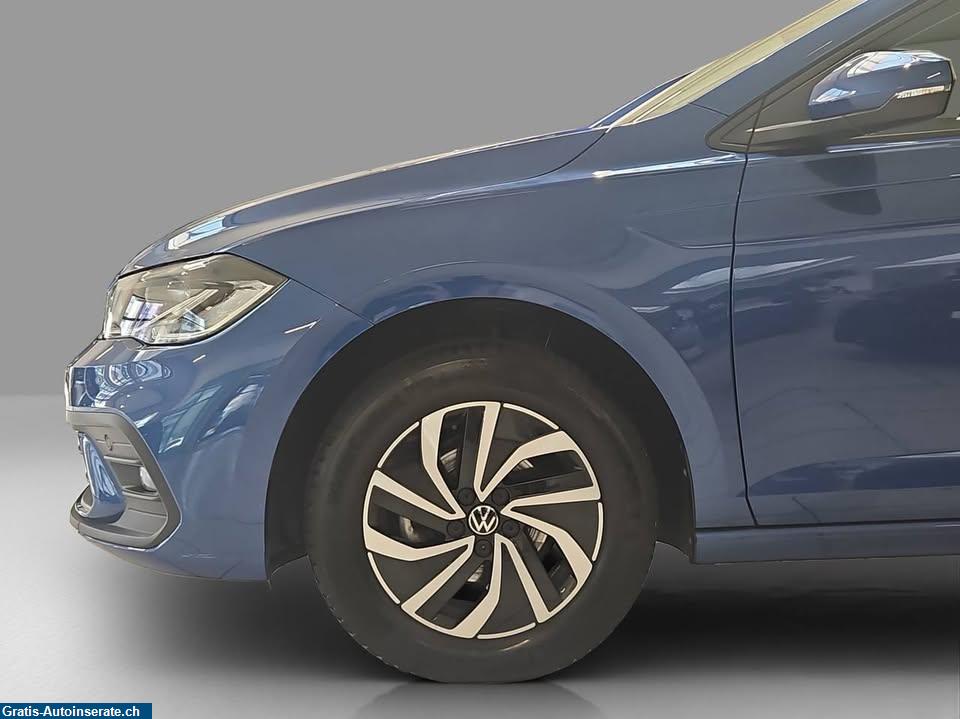 Bild 3: Occasion VW Polo 1.0 TSI Life DSG Reef Blue Metallic Limousine