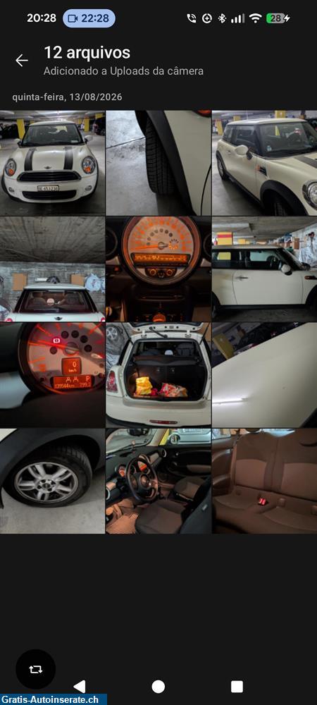 Occasion Mini MINI Cooper Cabrio 1.6 top Ed. Automat, 8-fach bereift, wie neu Limousine